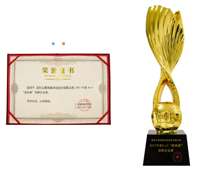 喜訊 | 云里物里榮獲2021年度AIoT“獨角獸”創(chuàng)新企業(yè)獎